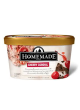 Homemade Brand Cherry Cordial Ice Cream